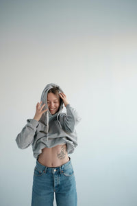 How to Style a Cropped Hoodie?